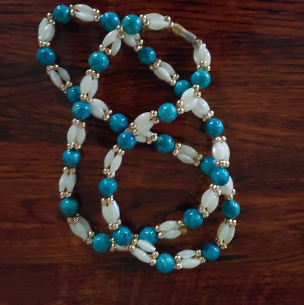 Vintage Glass Beaded Necklace